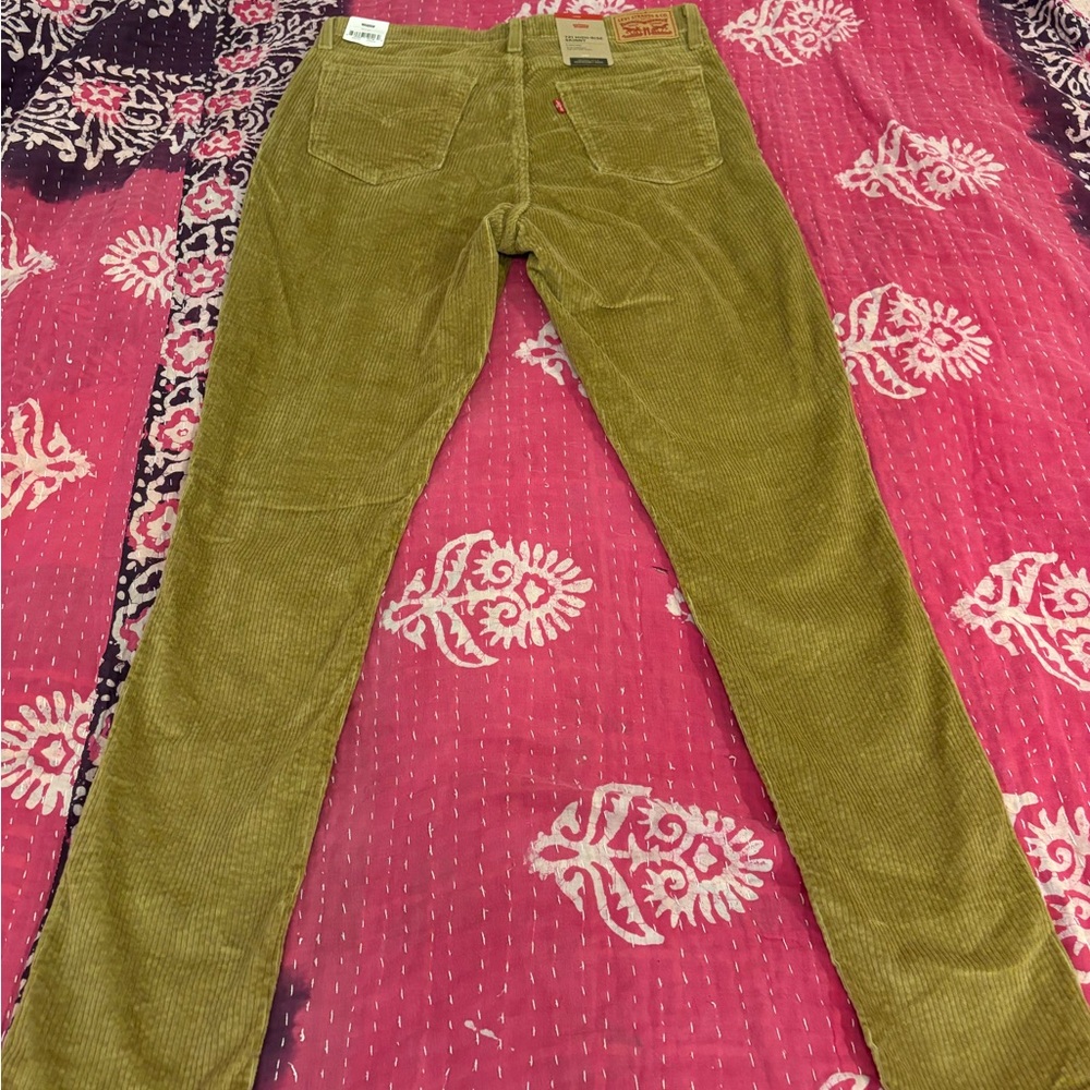 Levi's Brown Corduroy Trousers - Picture 3 of 7